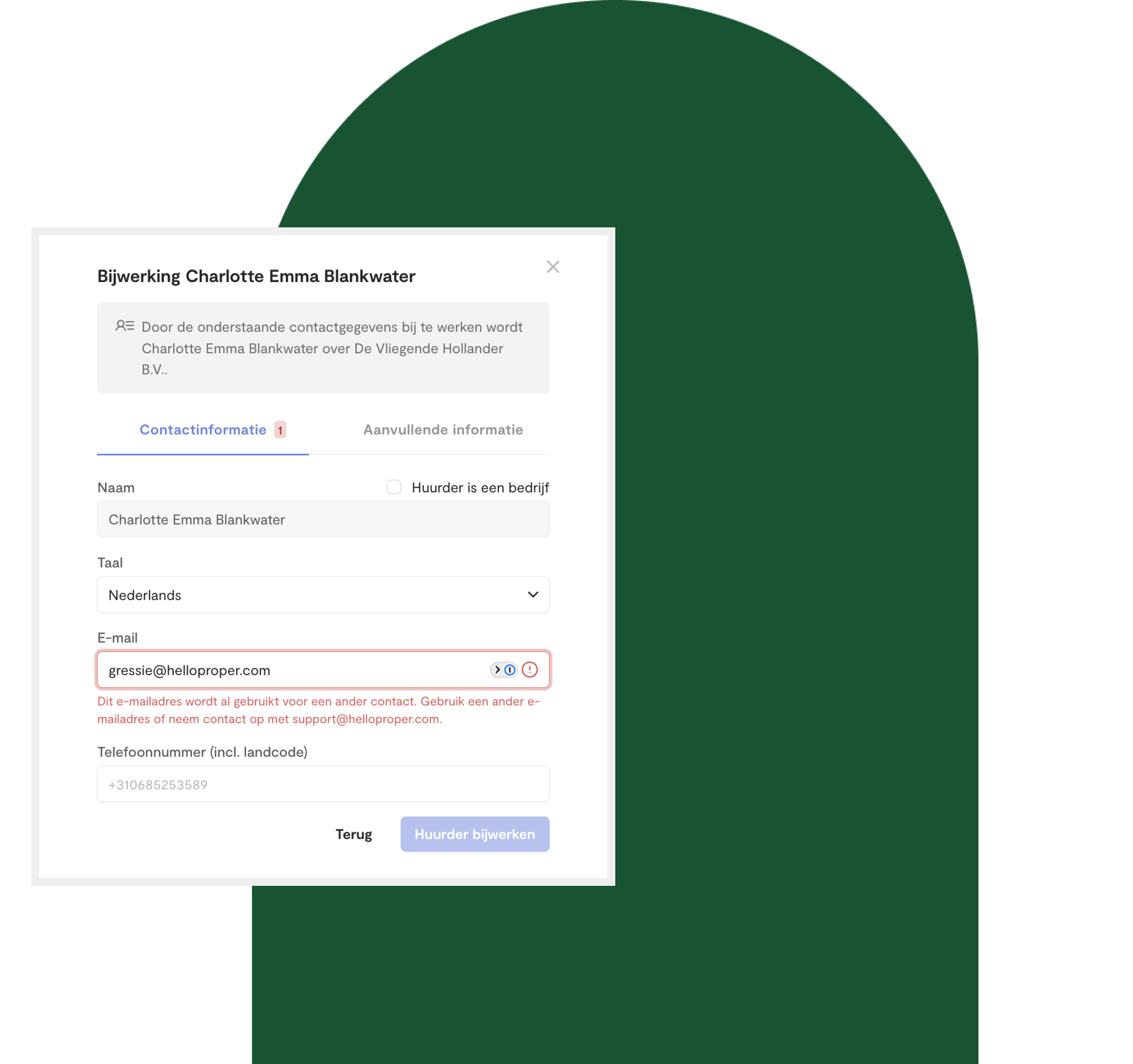 NL - Tenant e-mail address already existis.png